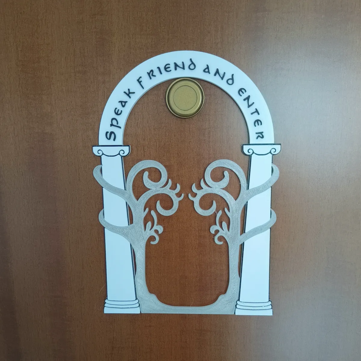 Durin Door front door decoration, photo 4 of 4 - Durin Door front door decoration Household