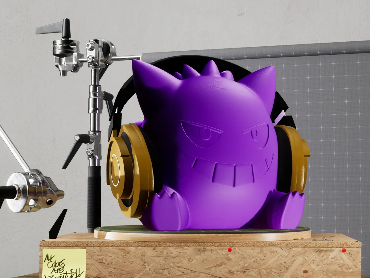 Gengar Headphones Holder