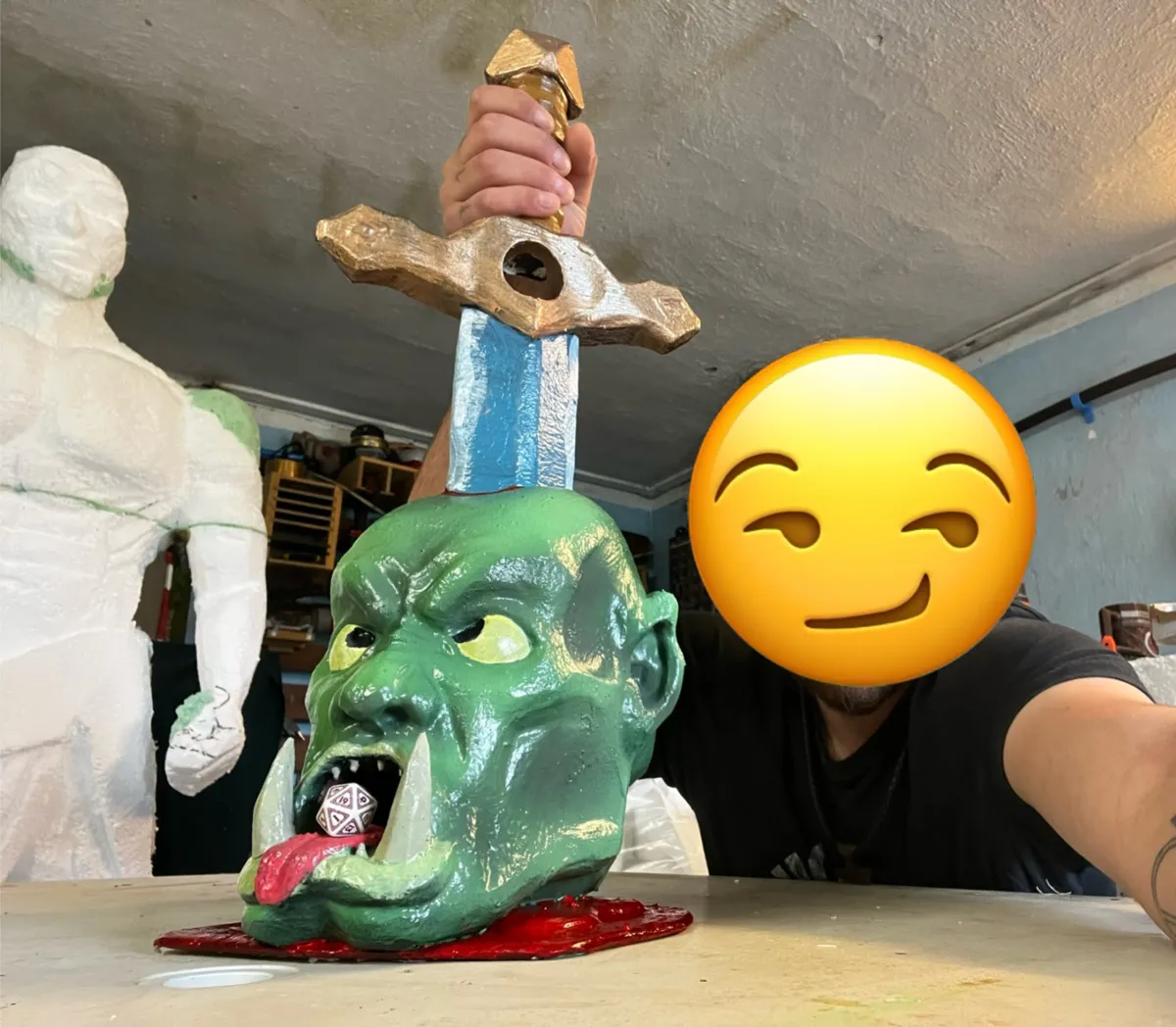 Orcs`s Head Dice Tower for TTRPG - Castle & Tower Dice Towers, in stock