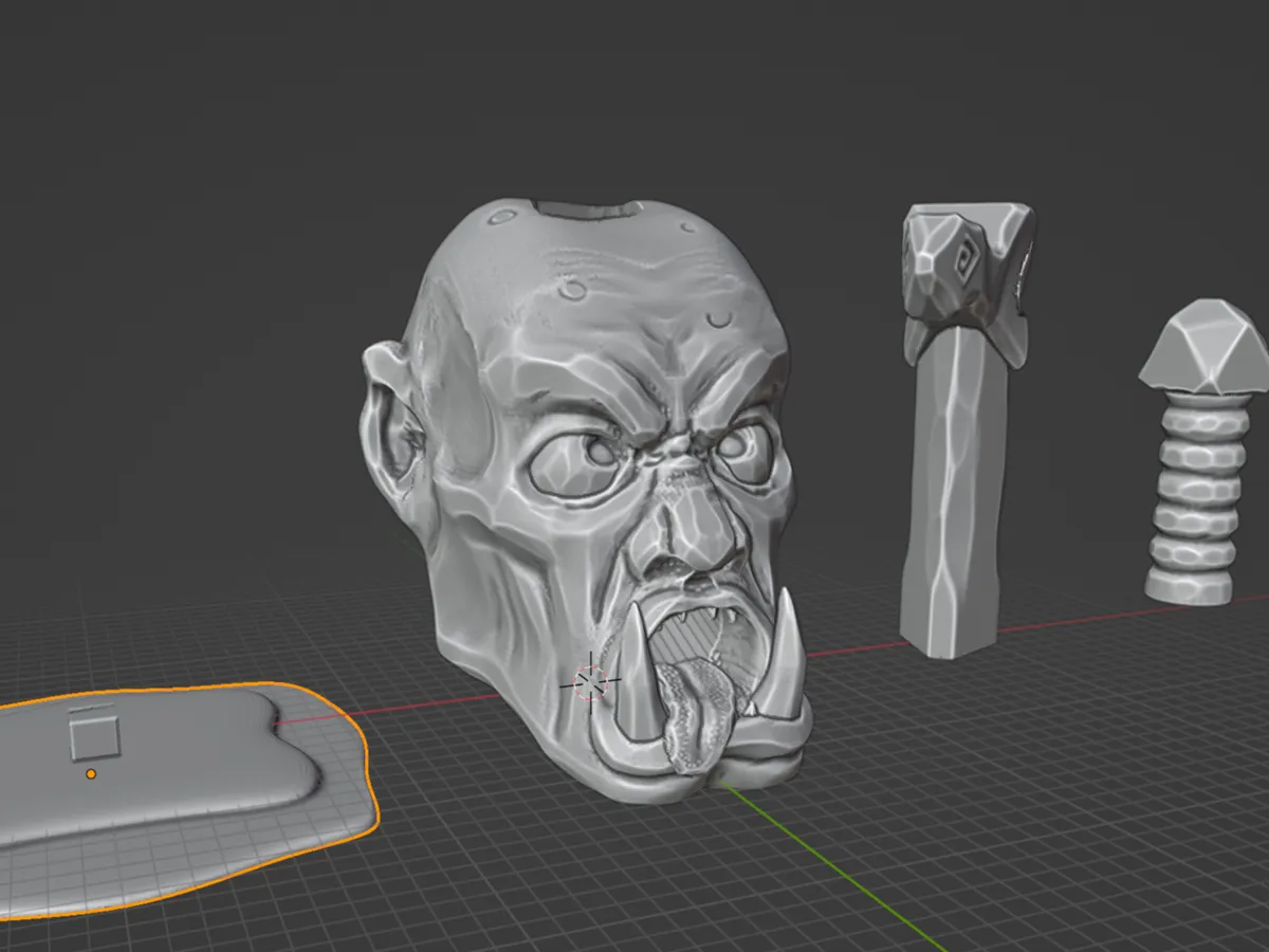 Orcs`s Head Dice Tower for TTRPG, photo 3 of 4 - Orcs`s Head Dice Tower for TTRPG Board Games & Tabletop