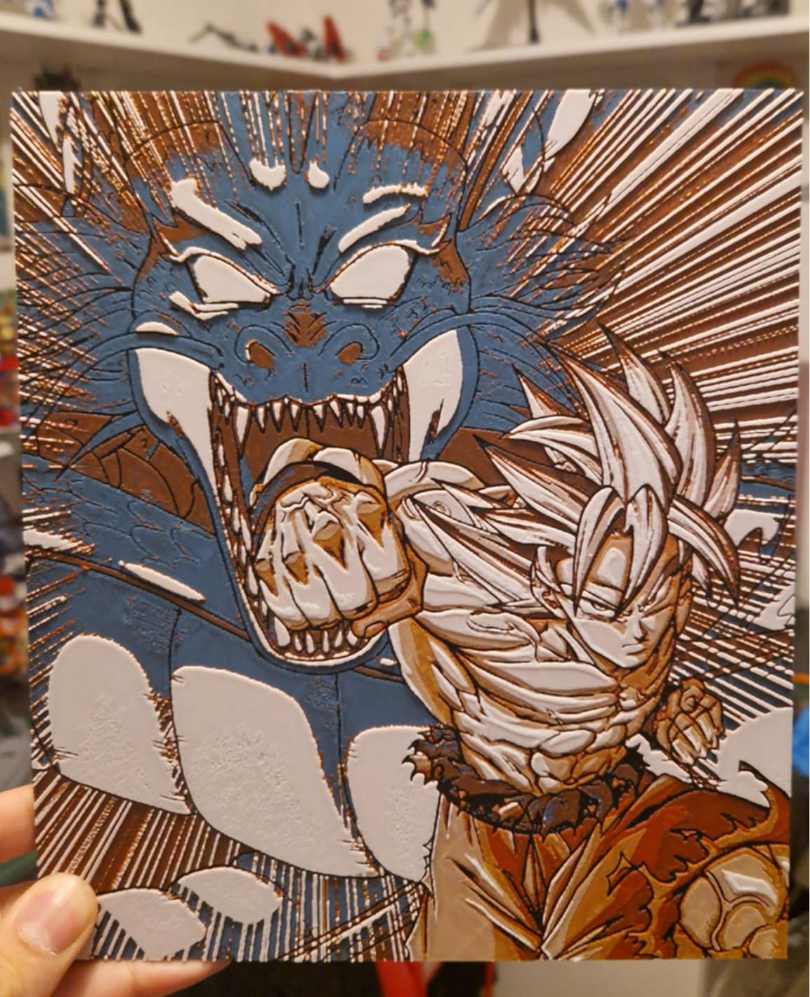 Dragon Ball Super - Goku Ultra Instinct - Photo Art & Lithophanes, in stock in India