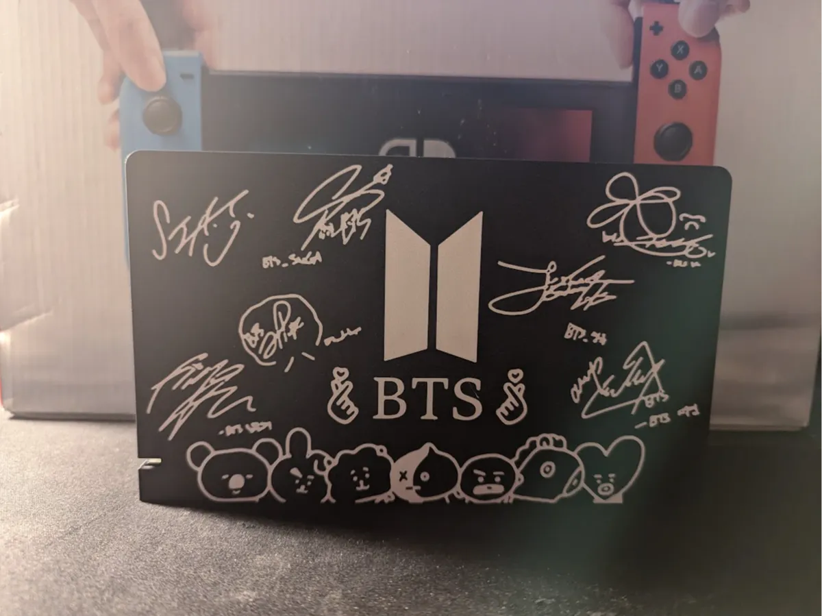 Nintendo Switch Dock Front Cover: BTS Army, BT21 - Handheld Console Cases & Grips, in stock in India