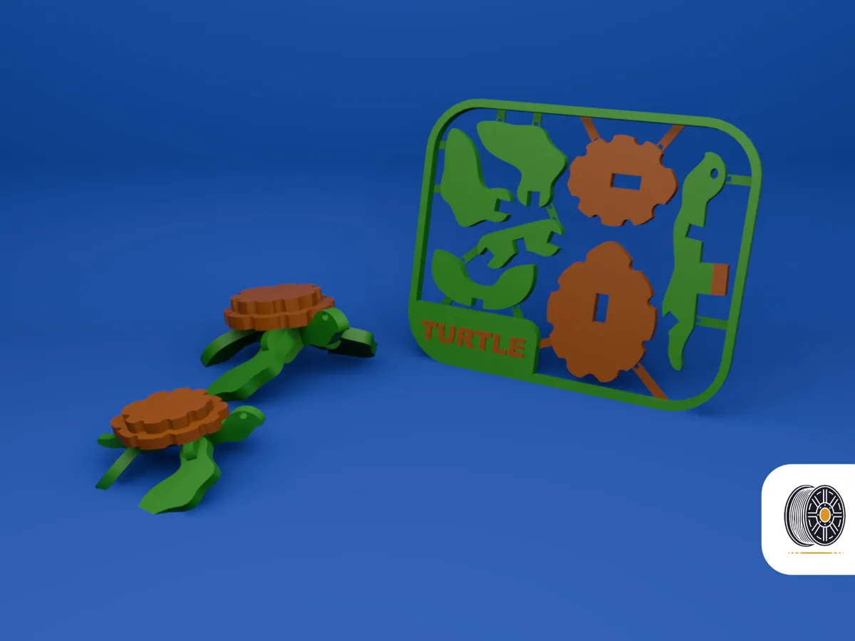 Cute Sea Turtle Kit Card Ready, two sizes - Mini Model Kit Cards, in stock in India