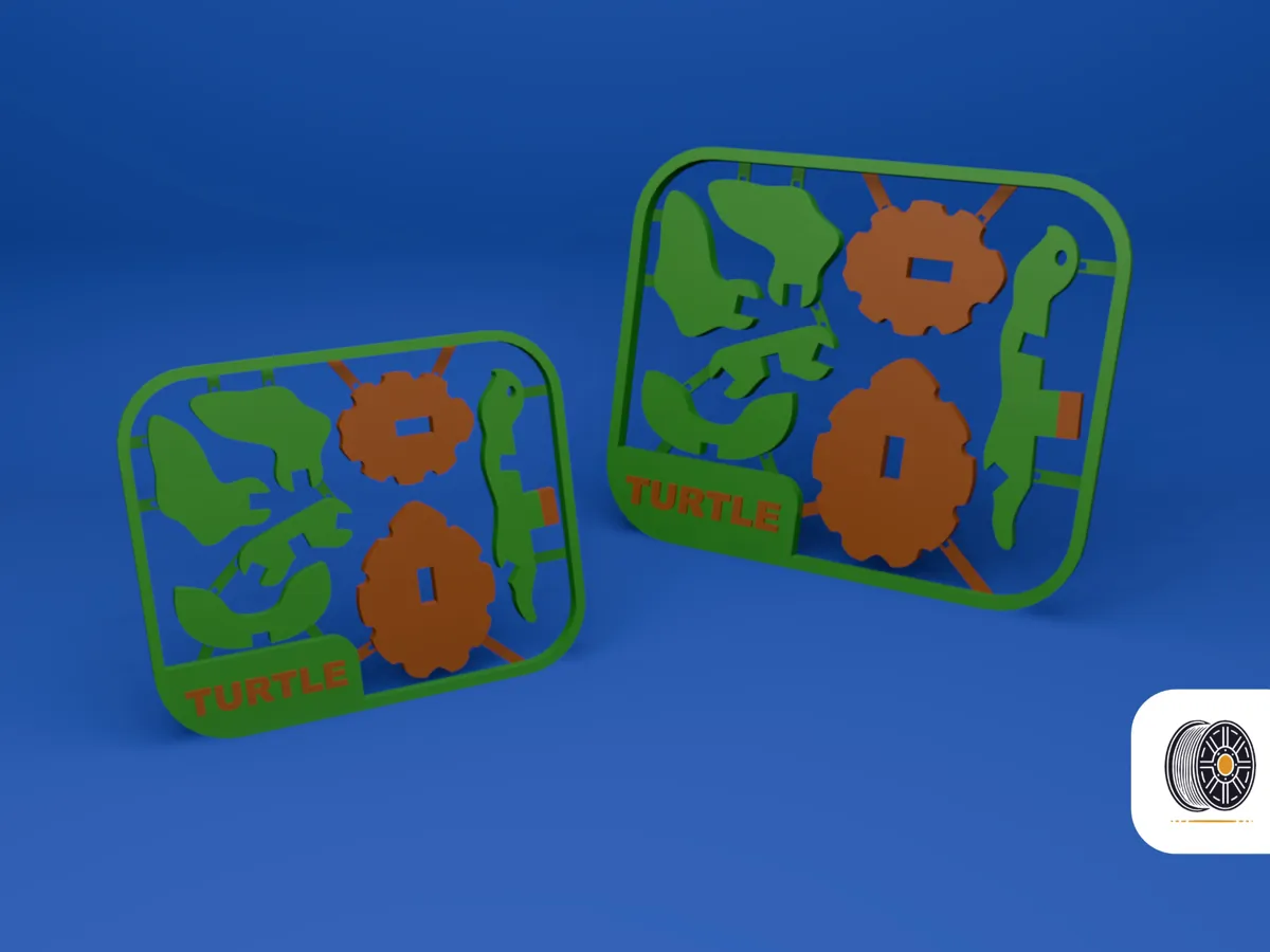 Cute Sea Turtle Kit Card Ready, two sizes, photo 2 of 4 - Cute Sea Turtle Kit Card Ready, two sizes Models, RC & Drones