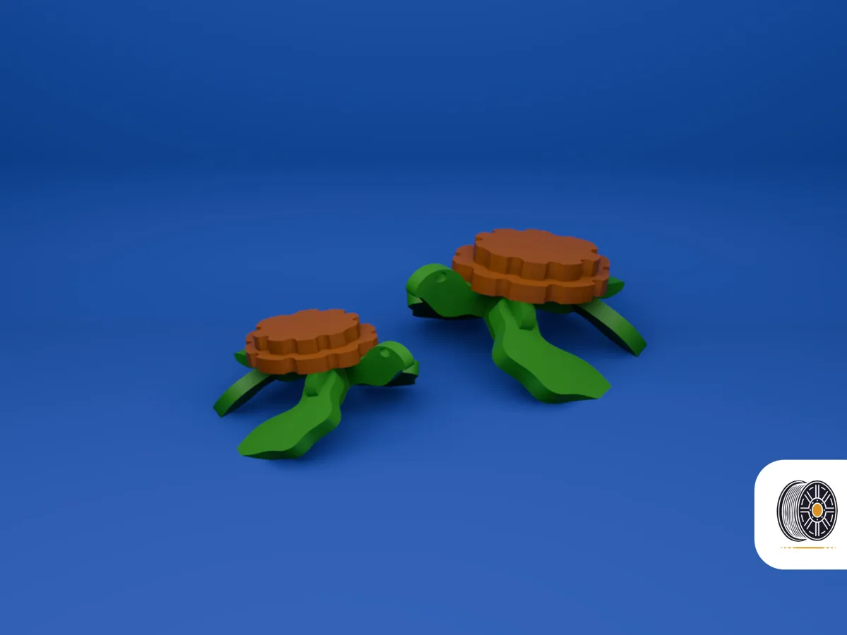 Cute Sea Turtle Kit Card Ready, two sizes, photo 3 of 4 - Cute Sea Turtle Kit Card Ready, two sizes Models, RC & Drones