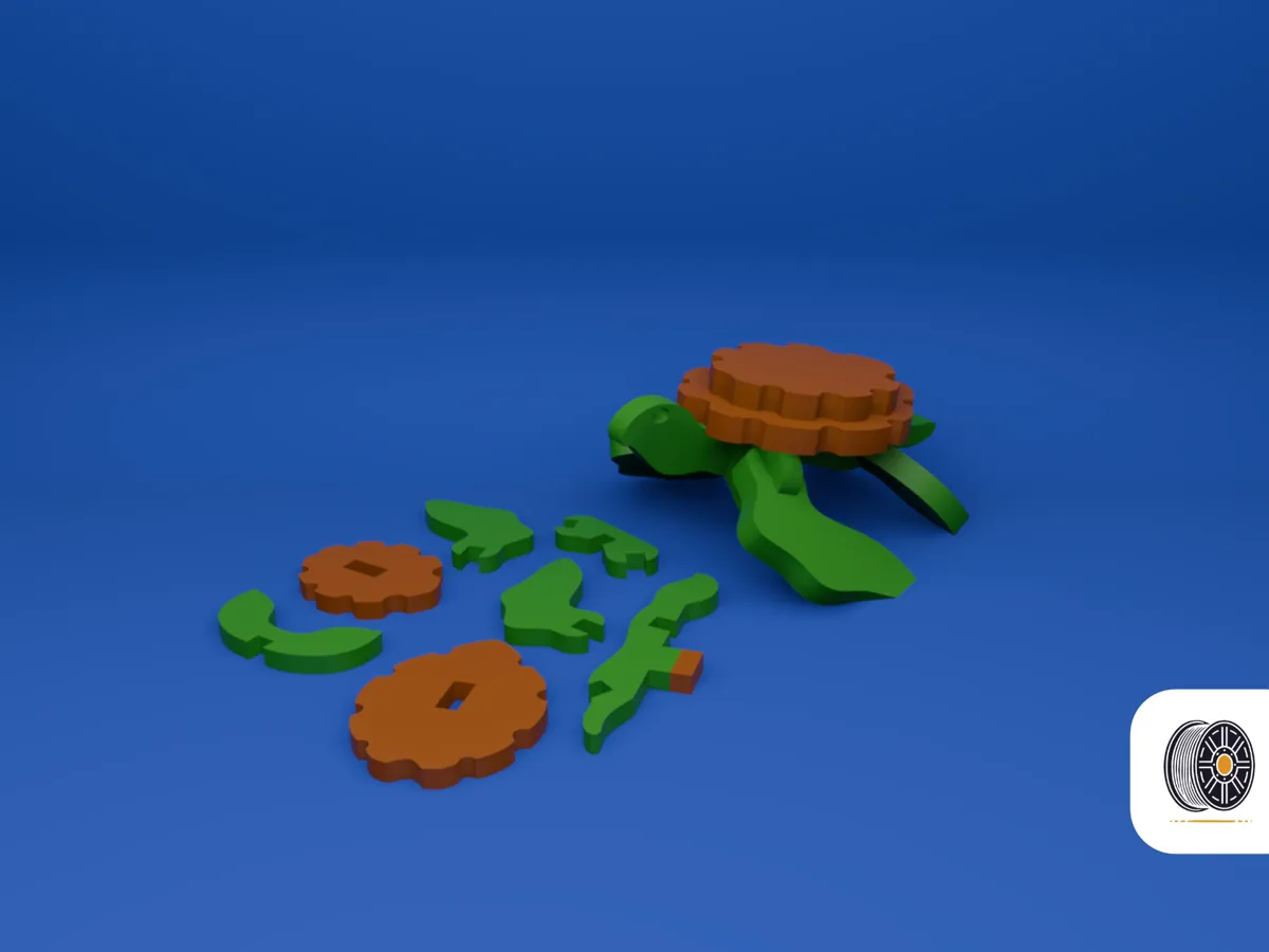 Cute Sea Turtle Kit Card Ready, two sizes, photo 4 of 4 - Cute Sea Turtle Kit Card Ready, two sizes Models, RC & Drones