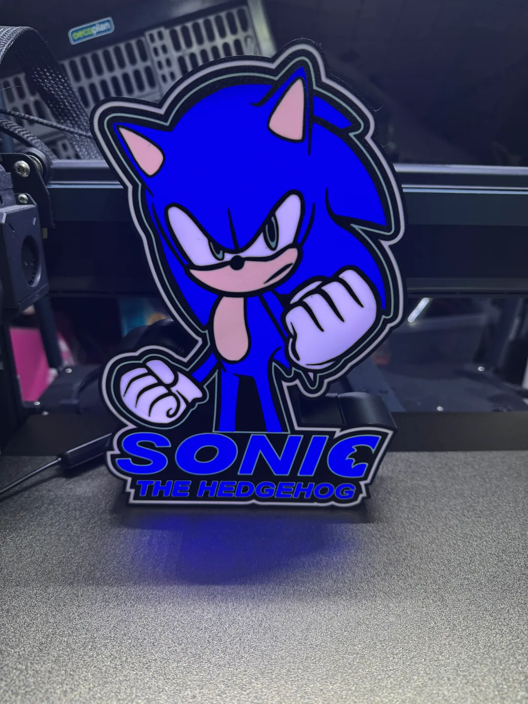 sonic the hedgehog lightbox, photo 2 of 3 - sonic the hedgehog lightbox Lamps & Lighting