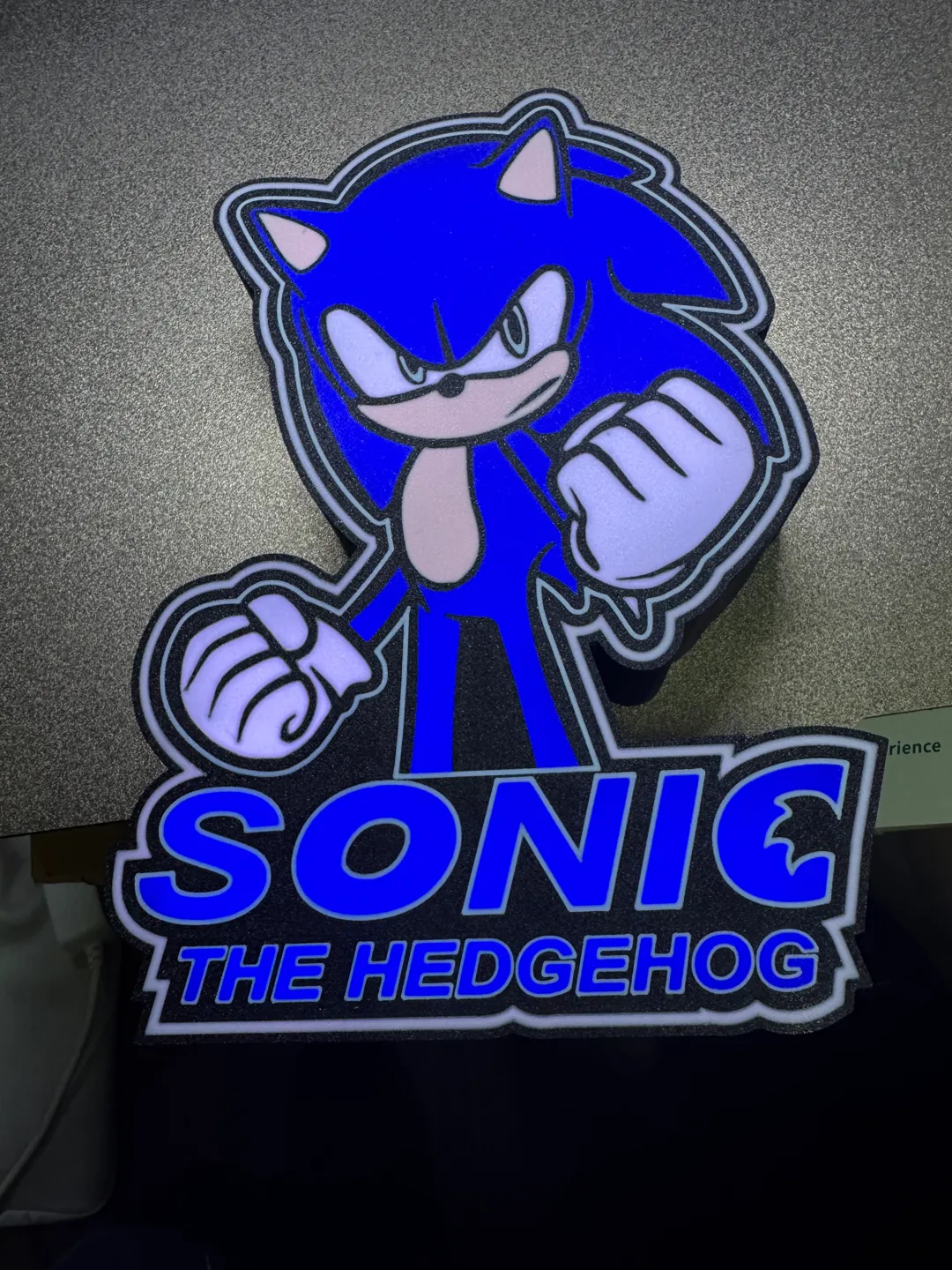 sonic the hedgehog lightbox, photo 3 of 3 - sonic the hedgehog lightbox Lamps & Lighting
