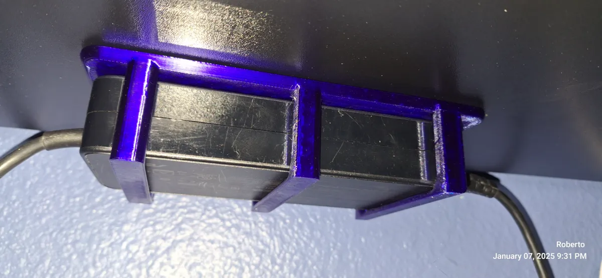 Desk Laptop Charger Mount, photo 2 of 3 - Desk Laptop Charger Mount Mobile & Device Accessories