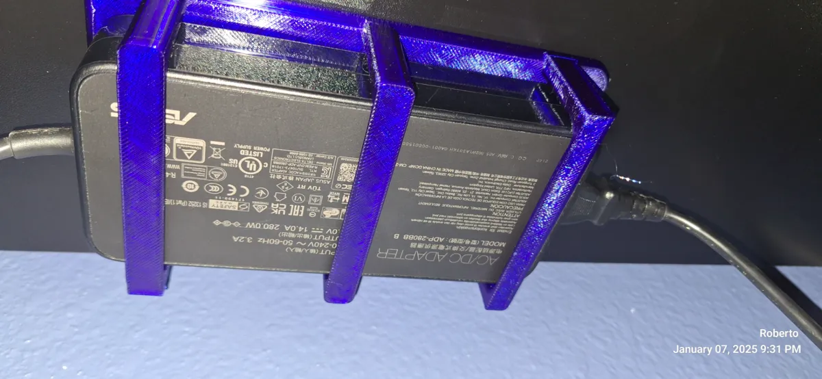 Desk Laptop Charger Mount, photo 3 of 3 - Desk Laptop Charger Mount Mobile & Device Accessories