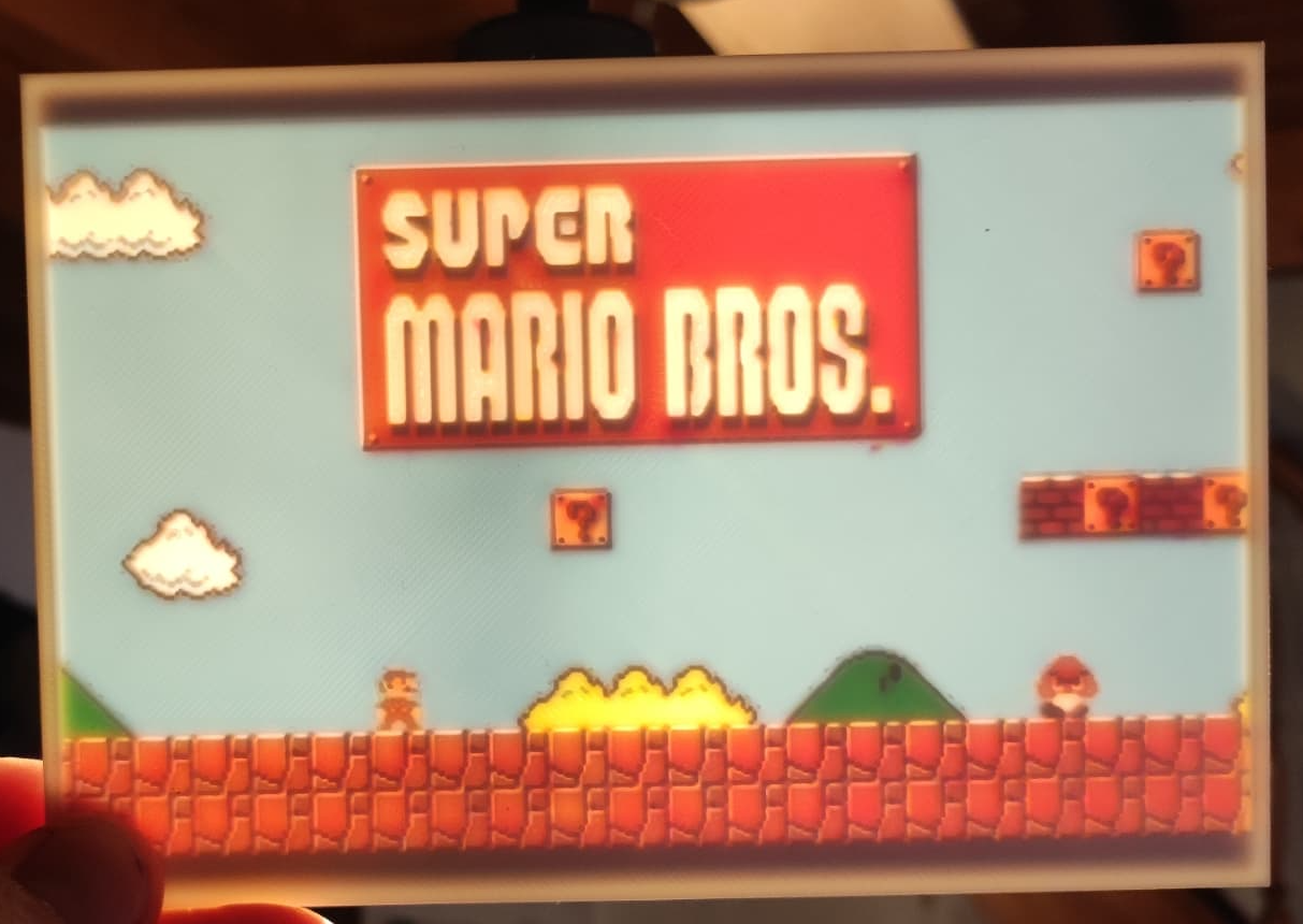 Lithophane Super Mario - Photo Art & Lithophanes, in stock in India
