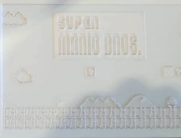 Lithophane Super Mario, photo 3 of 3 - Lithophane Super Mario Generative Art