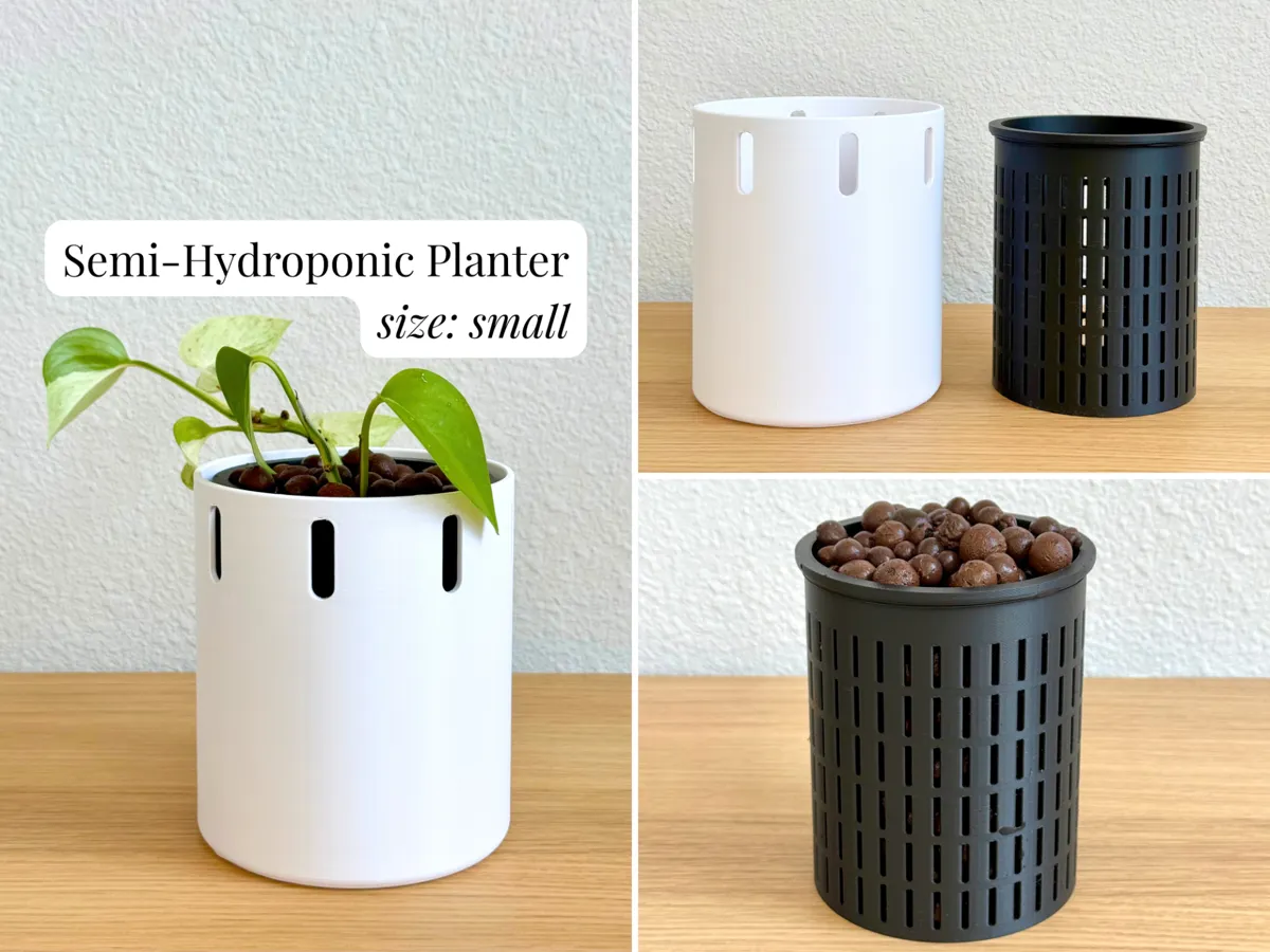 Semi-Hydroponic LECA Planter (Small)
