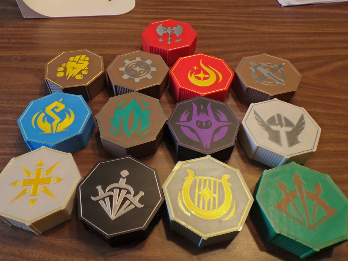 D&D dice box collection