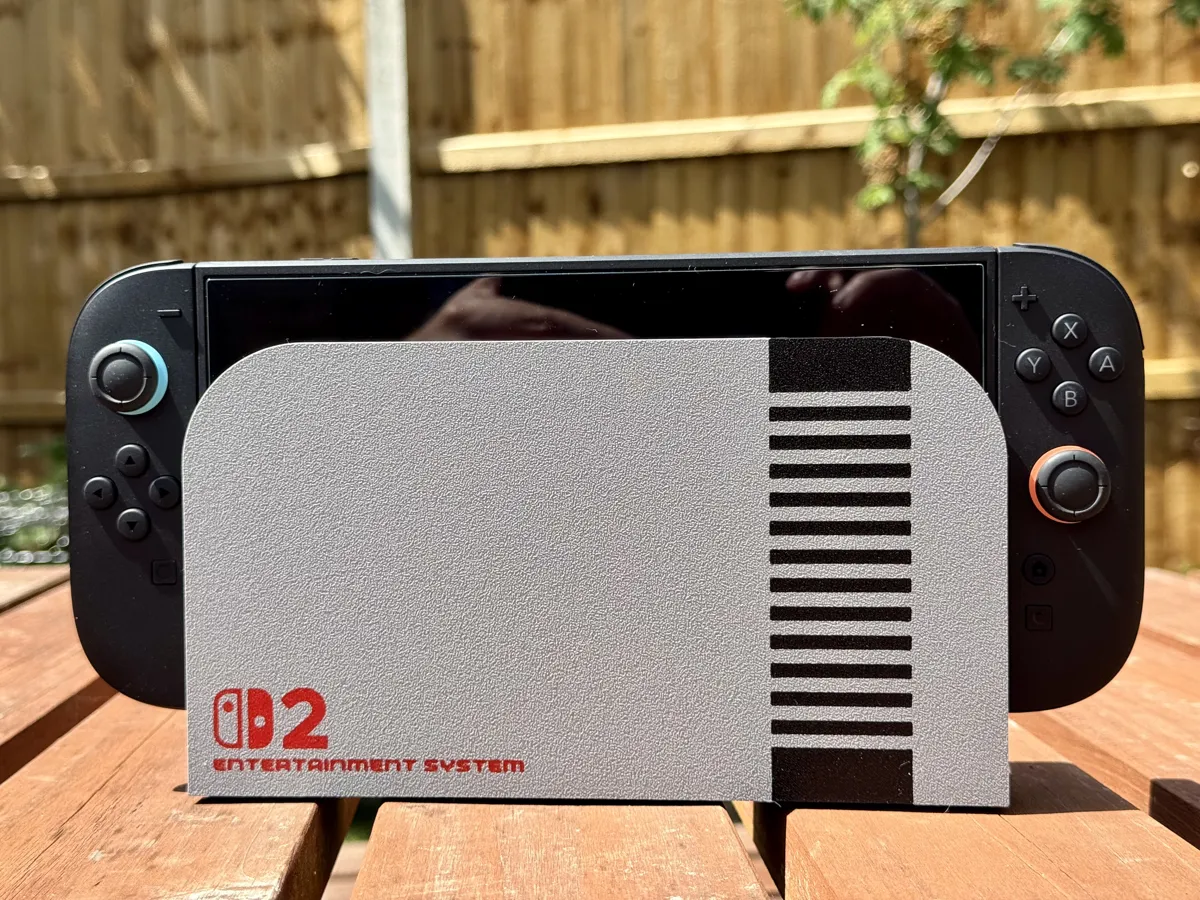 Nintendo Switch 2 NES style dock face plate/facia, photo 3 of 4 - Nintendo Switch 2 NES style dock face plate/facia Gaming Accessories