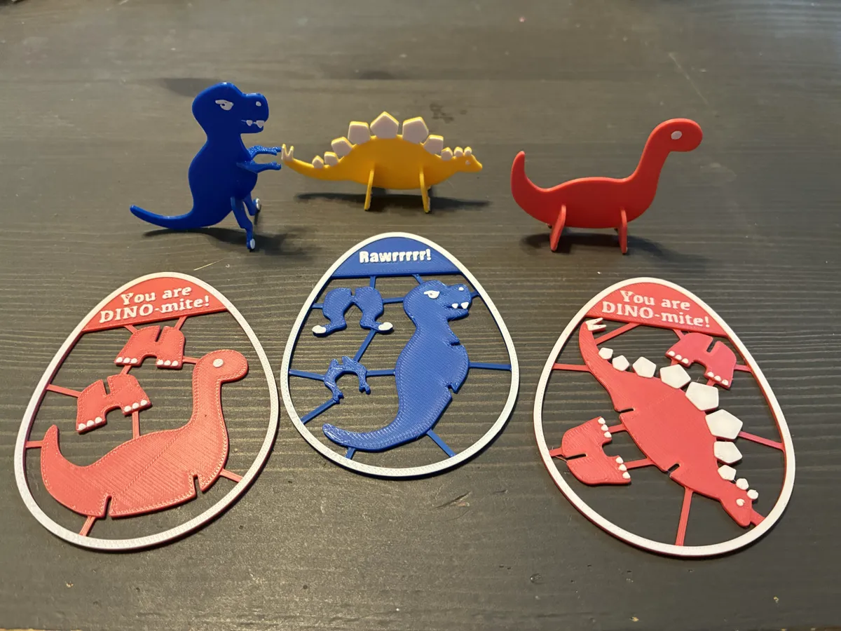Dinosaur Kit Card Trio, photo 3 of 3 - Dinosaur Kit Card Trio Models, RC & Drones