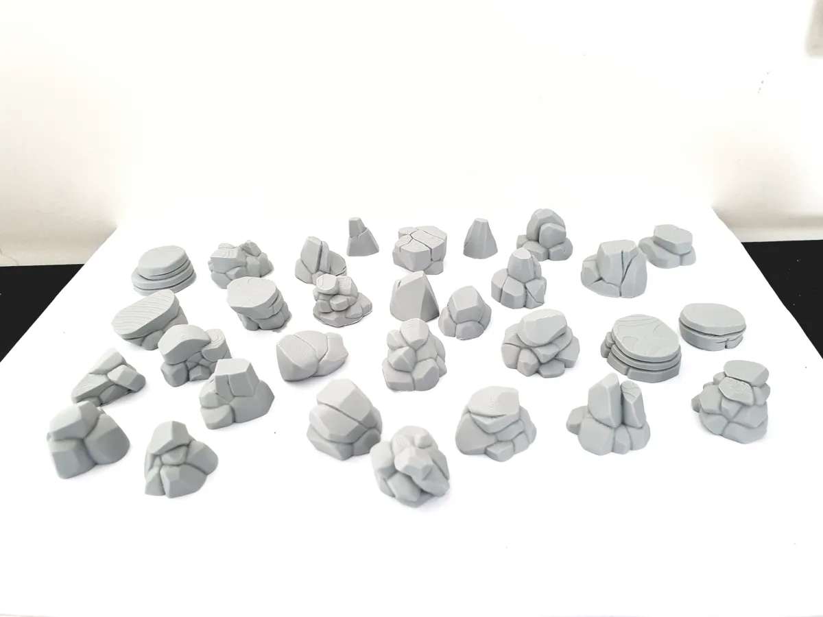 Stylized Rock Terrain Pieces