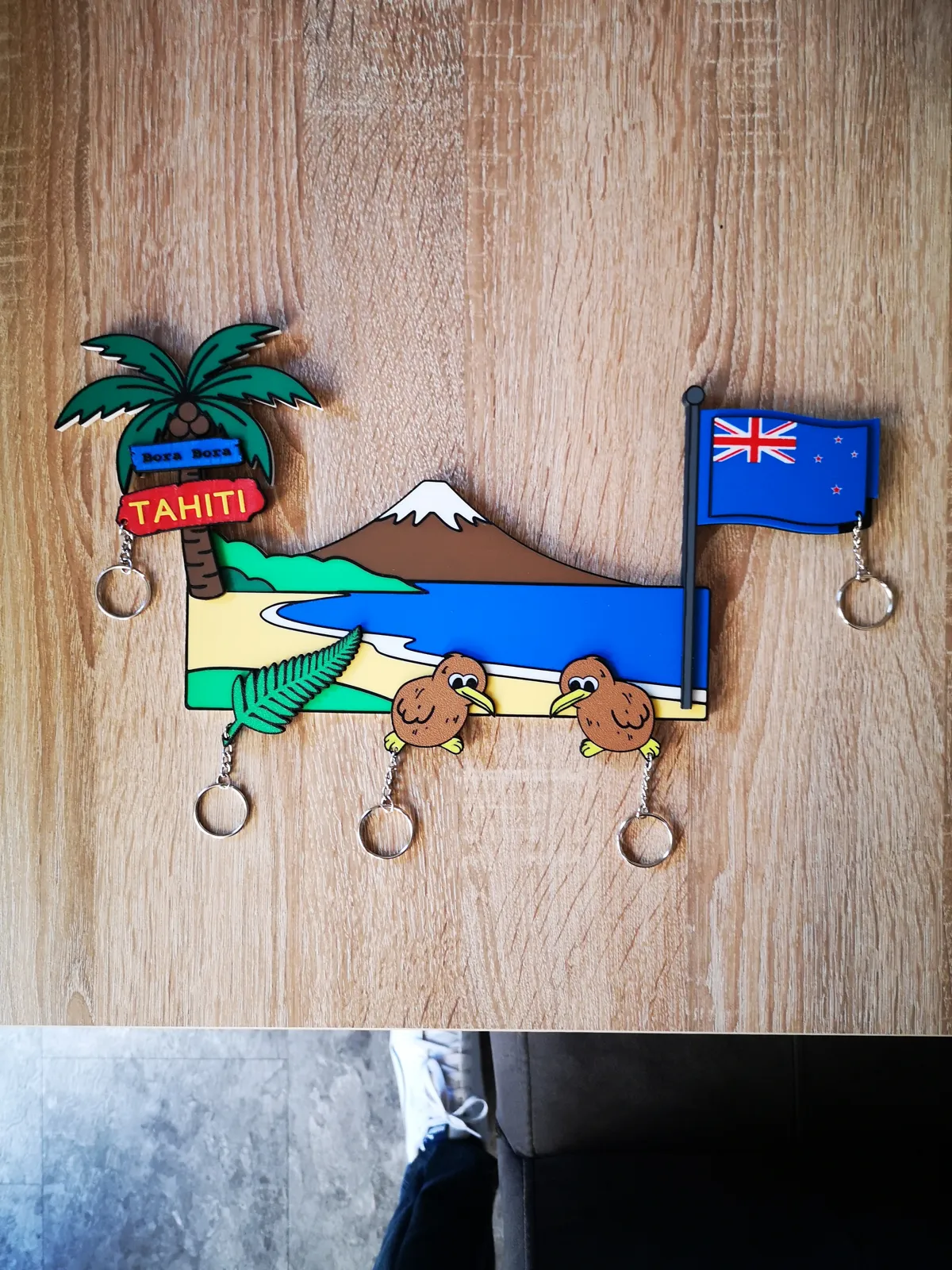 Neuseeland Schlüsselbrett / Schlüsselanhänger, photo 3 of 4 - Neuseeland Schlüsselbrett / Schlüsselanhänger Keychains