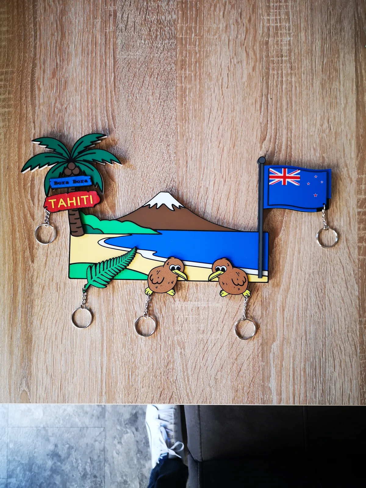 Neuseeland Schlüsselbrett / Schlüsselanhänger, photo 4 of 4 - Neuseeland Schlüsselbrett / Schlüsselanhänger Keychains