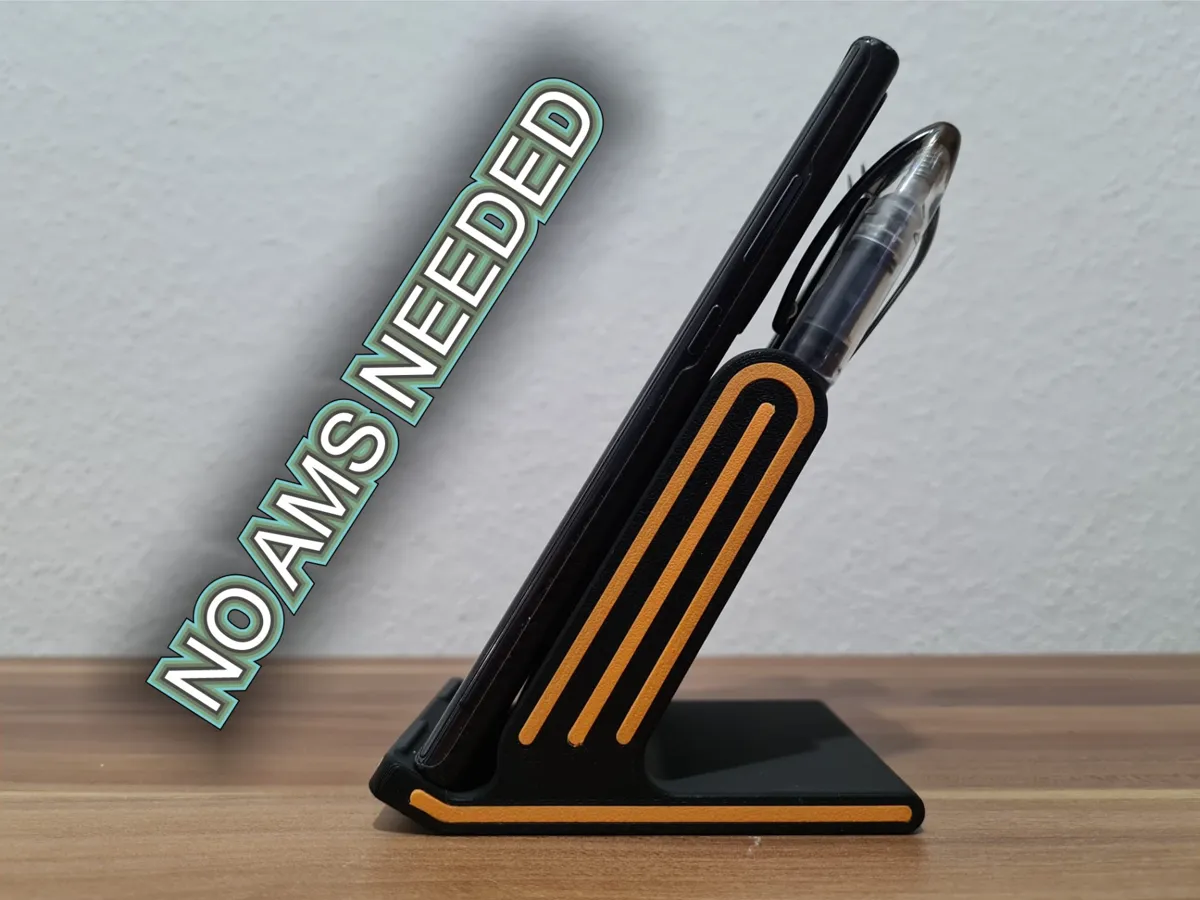 Phone and Pen Desk Organizer Stand