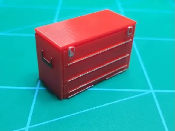 Toolbox (large) scale models for diorama