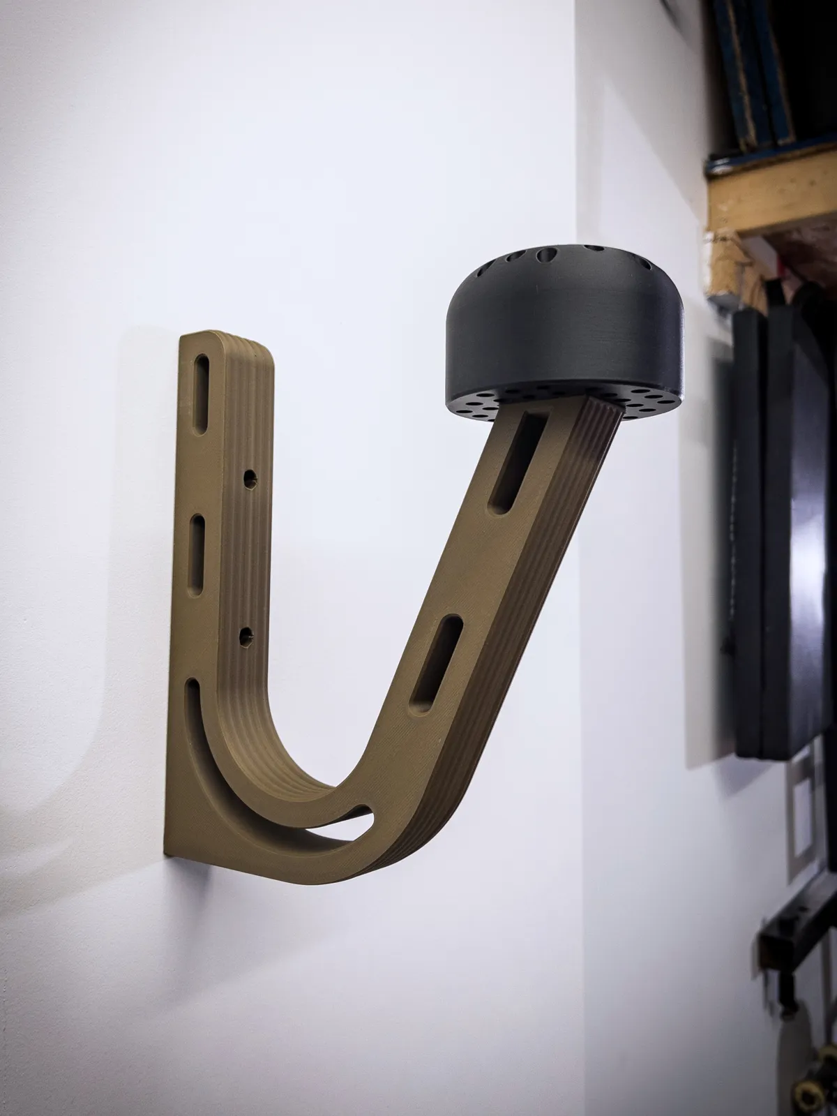 Universal Helmet Holder with Optional Glove Hook, photo 4 of 4 - Universal Helmet Holder with Optional Glove Hook Storage & Organisation