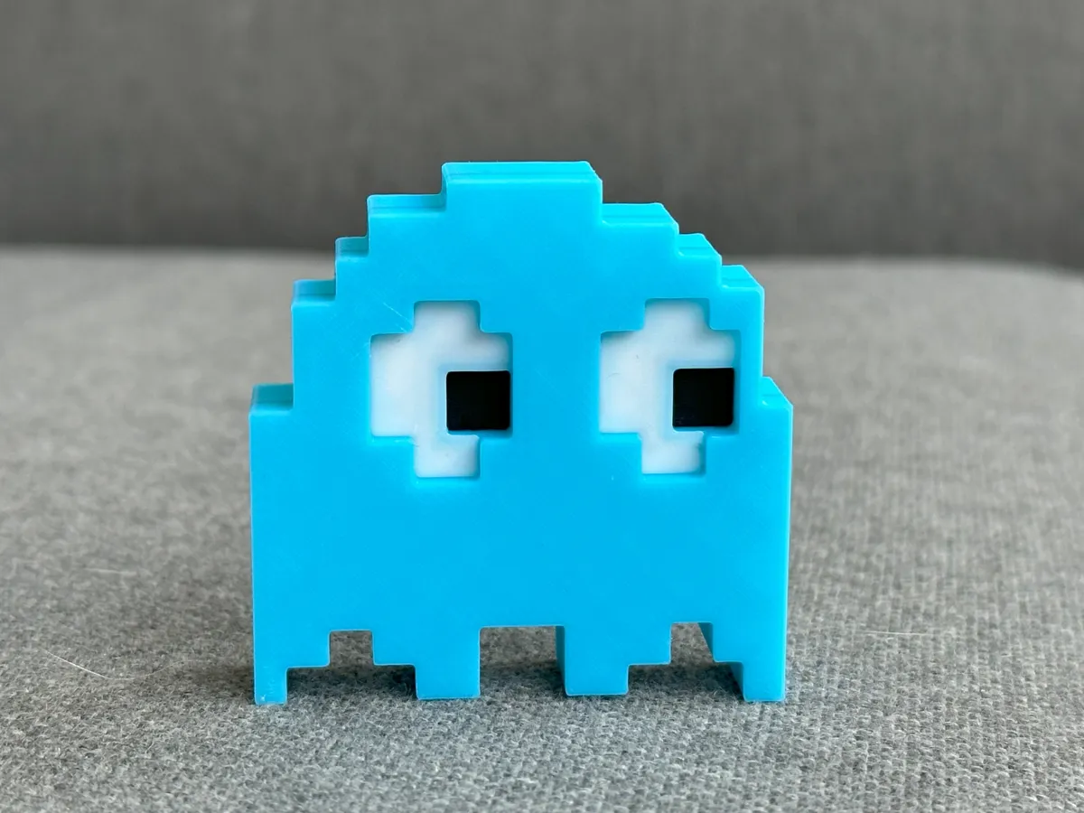PacMan Ghost Pixel Figure