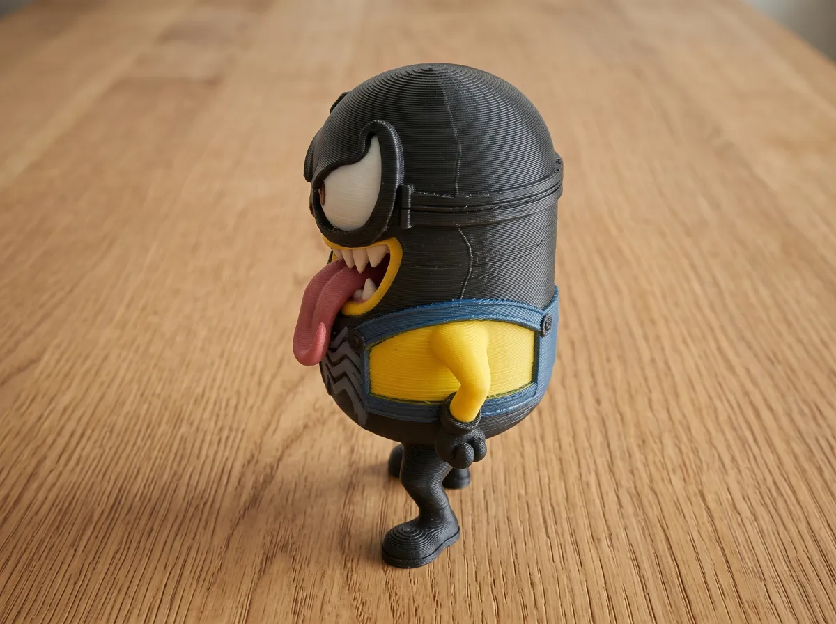 Venom Minion Figure | Minions x Marvel, photo 2 of 3 - Venom Minion Figure | Minions x Marvel Household