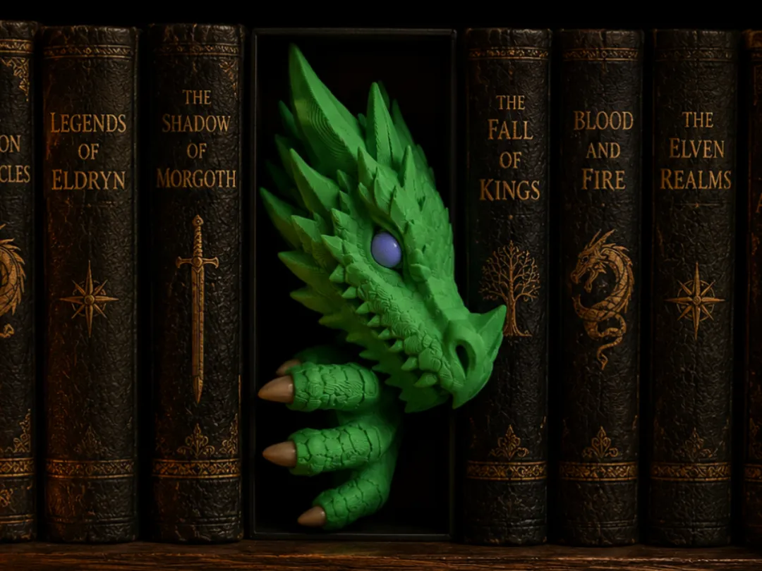 Dragon Book Nook Fantasy Bookshelf Insert - Decor, in stock in India