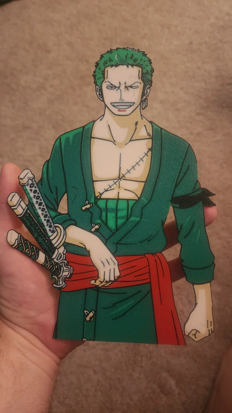 Roronoa Zoro Wall Art, photo 3 of 4 - Roronoa Zoro Wall Art Home Decor Items