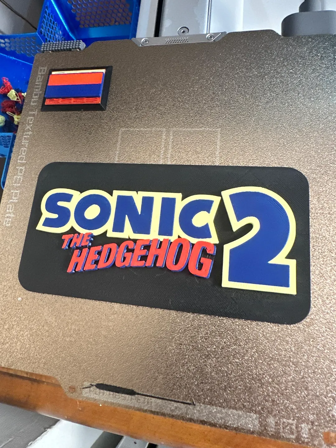 Sonic the Hedgehog 2 Decorative Sign, photo 2 of 2 - Sonic the Hedgehog 2 Decorative Sign Home Decor Items