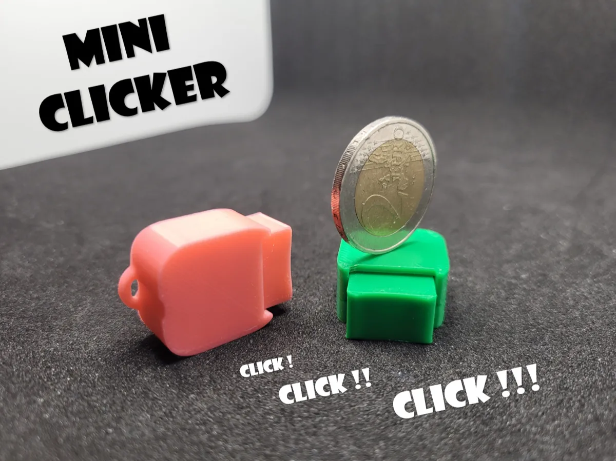 Mini Clicker (Fidget) + Key Chain - Clicker & Switch Keychains, in stock in India