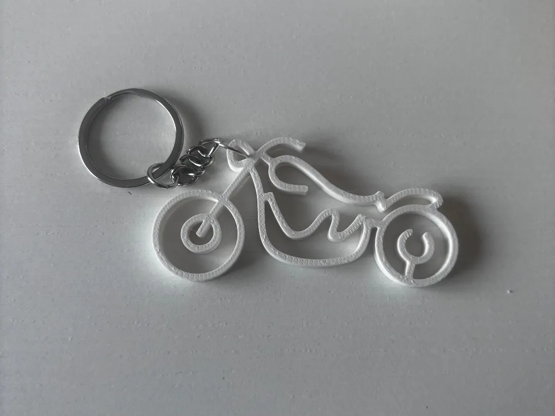 Motorcycle keychain