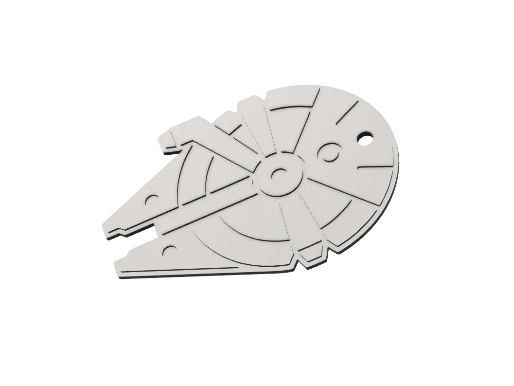 Starwars Millenium Falcon keychain