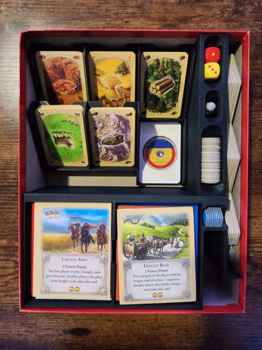 Catan box insert (with companion accessories), photo 2 of 4 - Catan box insert (with companion accessories) Board Games & Tabletop