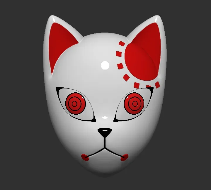 DEMON SLAYER TANJIRO MASK, photo 2 of 2 - DEMON SLAYER TANJIRO MASK Props & Cosplays