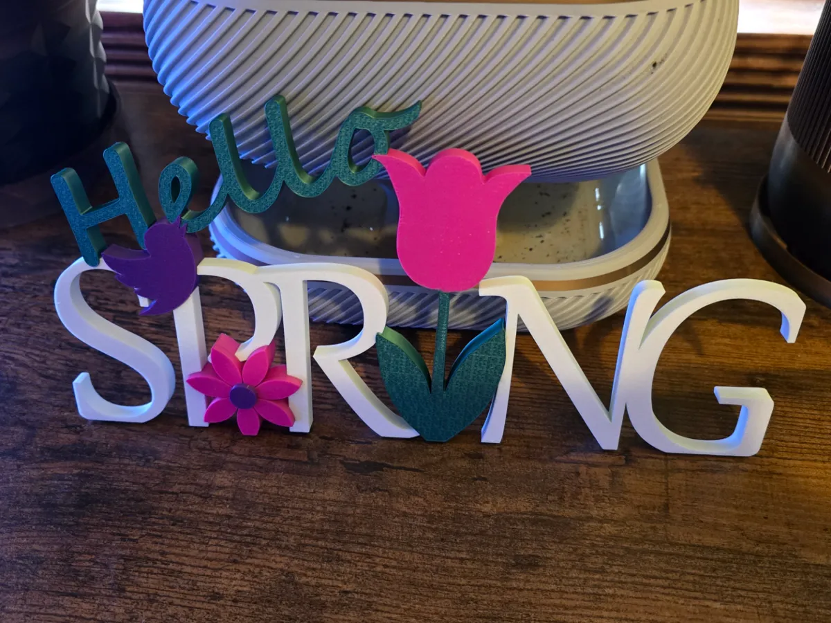 Hello Spring Decor
