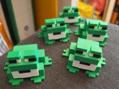 Minecraft Frog Desk Buddy