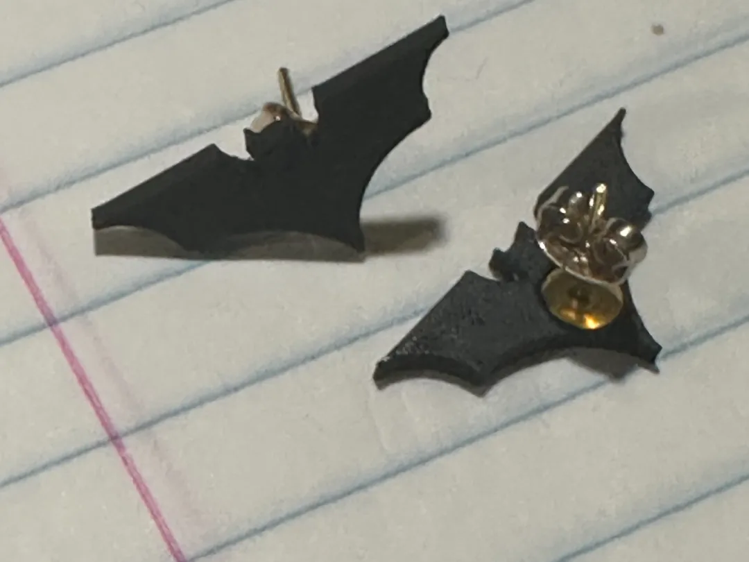 Batarang Stud Earring