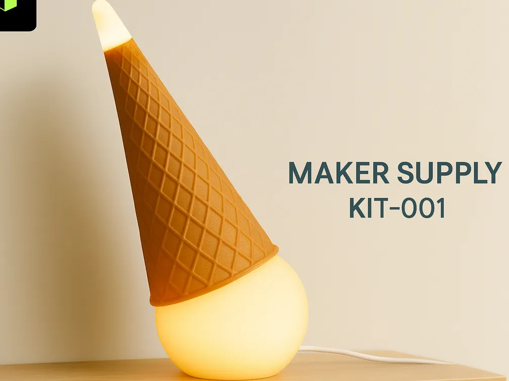 Ice Cream Lamp Designed for LED Kit 001