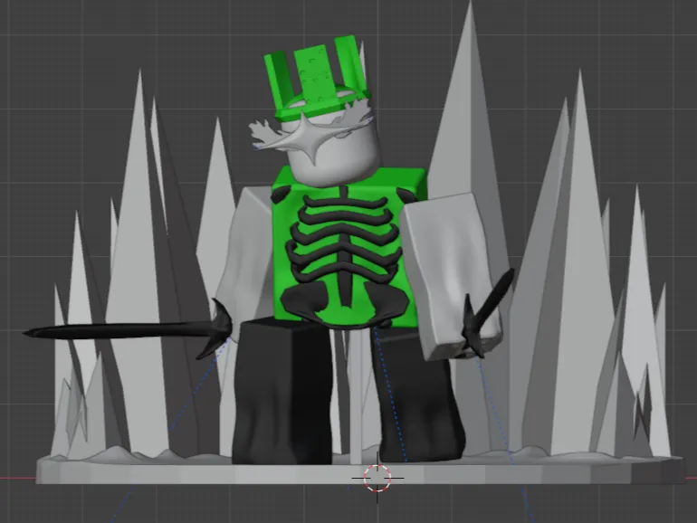 1x1x1x1 Statue (Forsaken)