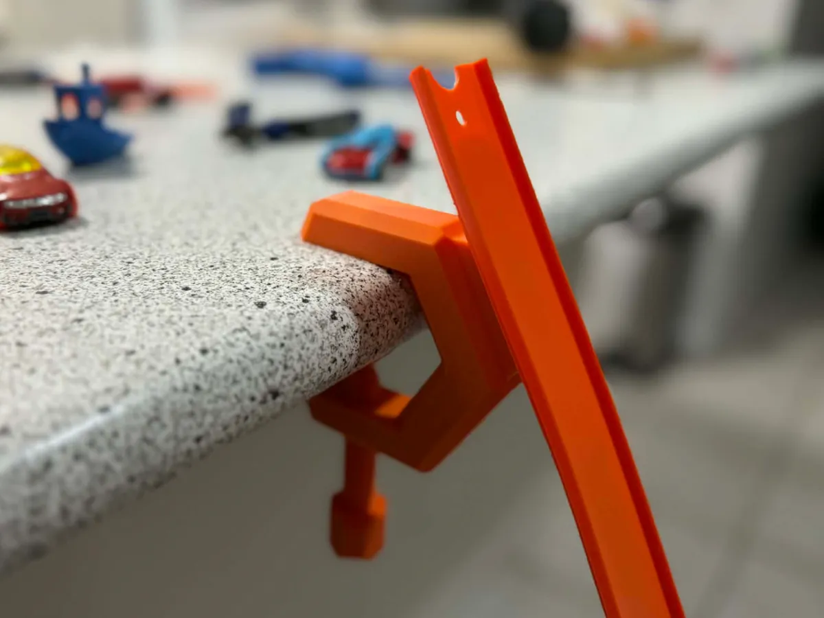 Toy Car Track Clamp