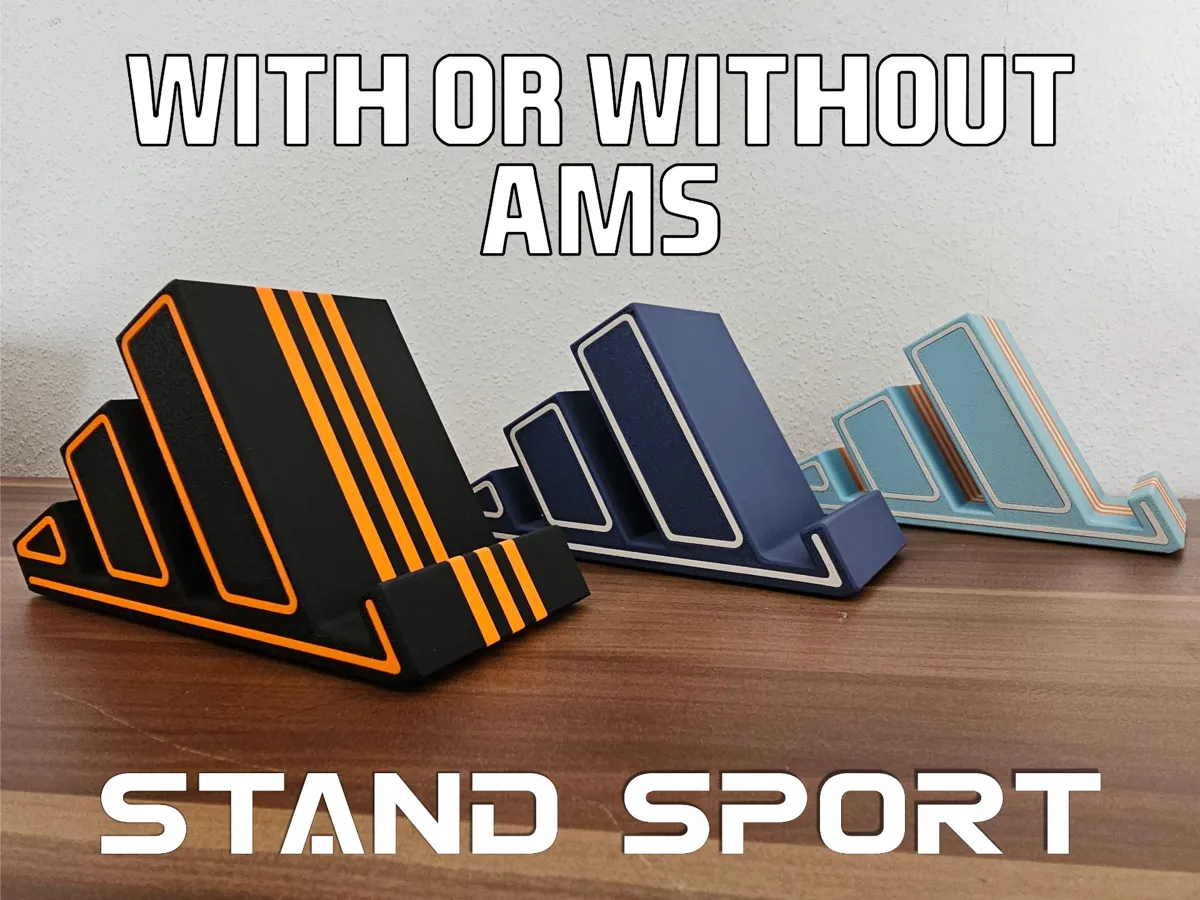 Sport Stripe Phone Stand - Minimal & Modern Stands, in stock