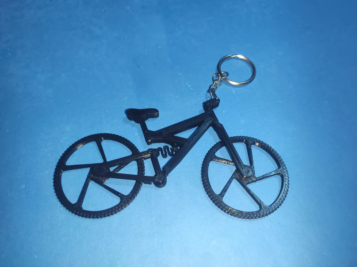 Functional Mountain Bike Keychain, photo 2 of 2 - Functional Mountain Bike Keychain Tools