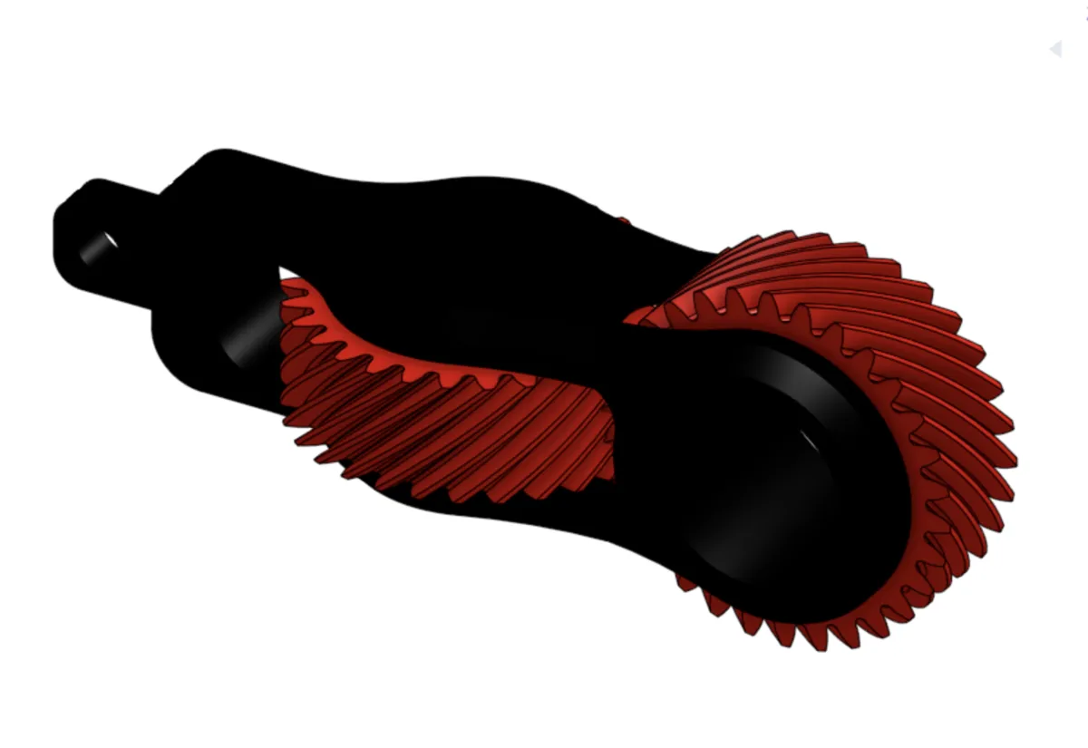 Dual Bevel Gear Keychain Fidget Spinner, photo 3 of 4 - Dual Bevel Gear Keychain Fidget Spinner Education