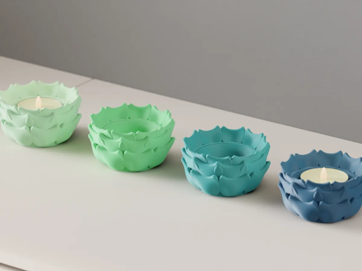 Tealight Lamp. LED candle holder - Pattern & Lace Tealight Holders, in stock