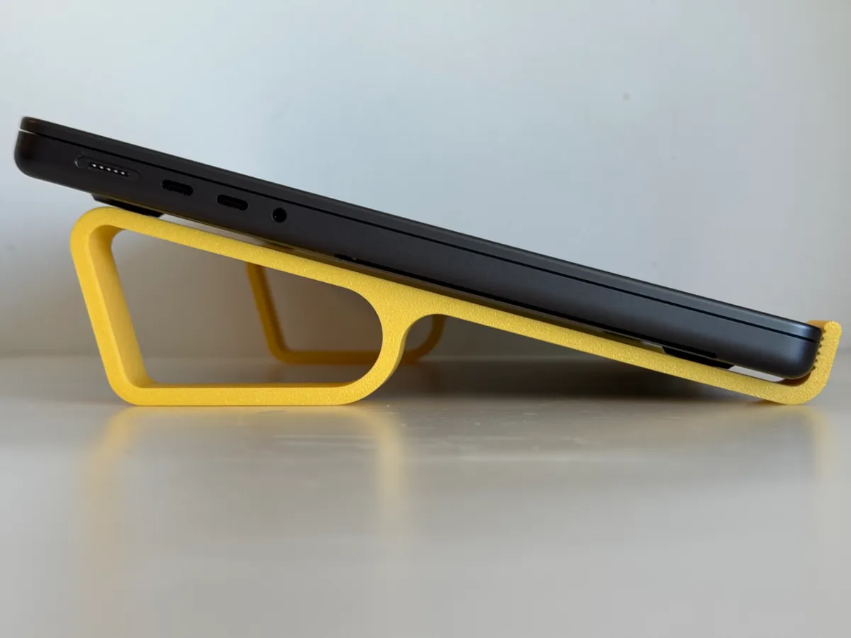 Simple Laptop Stand - 15 degrees - A1mini 1 plate