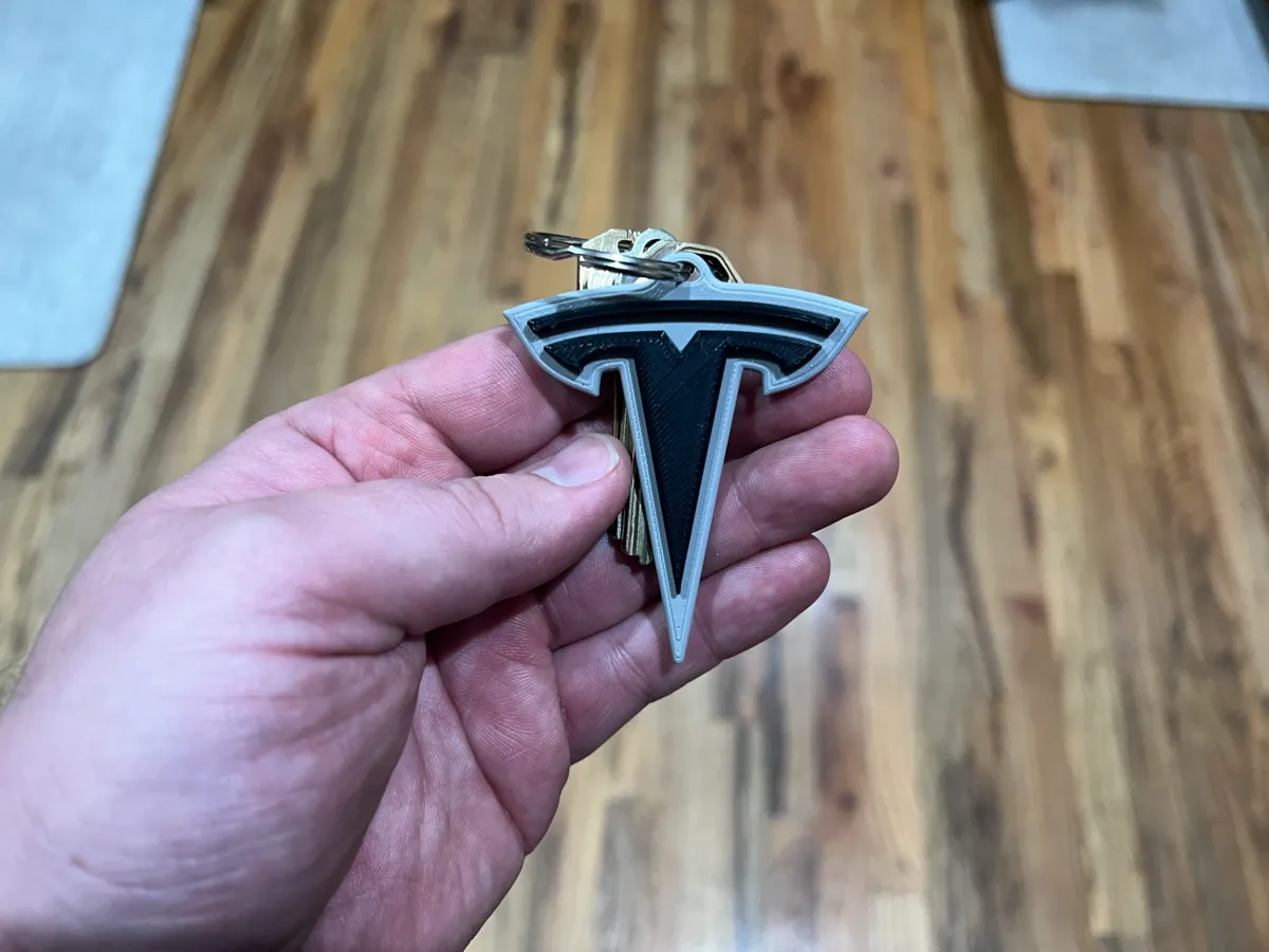 Tesla Keychain
