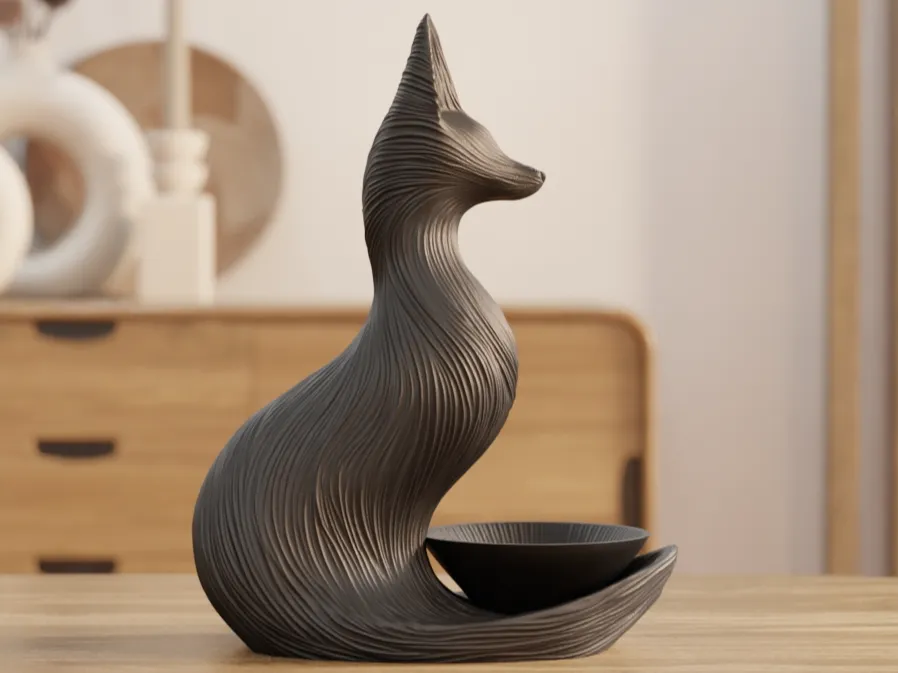 Foxglow Small Jewelry Holder - Elegant 3D Decor