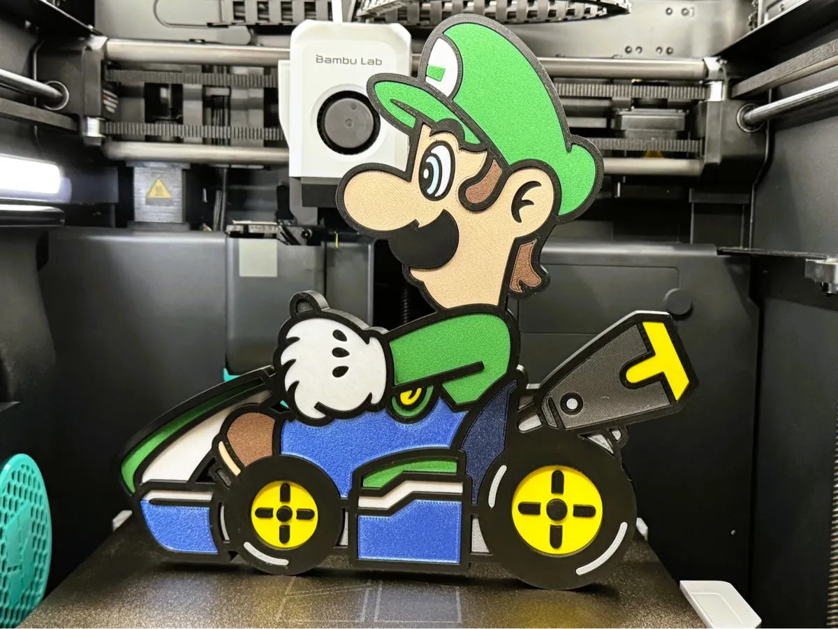Luigi Kart Wall Art